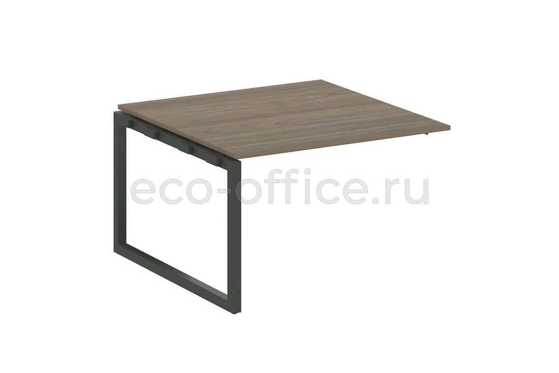 Проходной наборный элемент переговорного стола METAL SYSTEM QUATTRO 5x5 50БО.ППРГ-2 Вяз Благородный / Антрацит металл   стоимость
