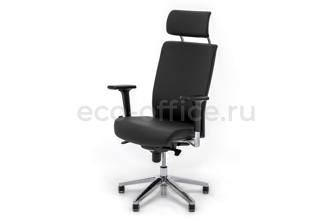 Кресло руководителя Profoffice RONAN S Чёрная кожа  стоимость