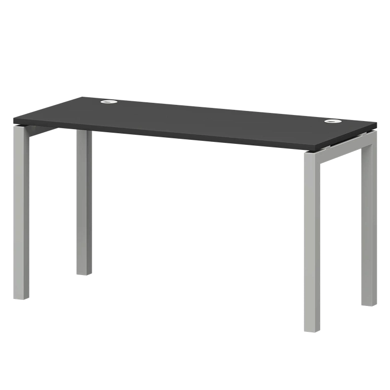 стол на металлокаркасе protech смс25-п-14к.60.пр50 графит/белый фото