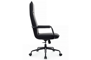 Кресло руководителя RV Chair TINO CM-P004AS Чёрная экокожа фото