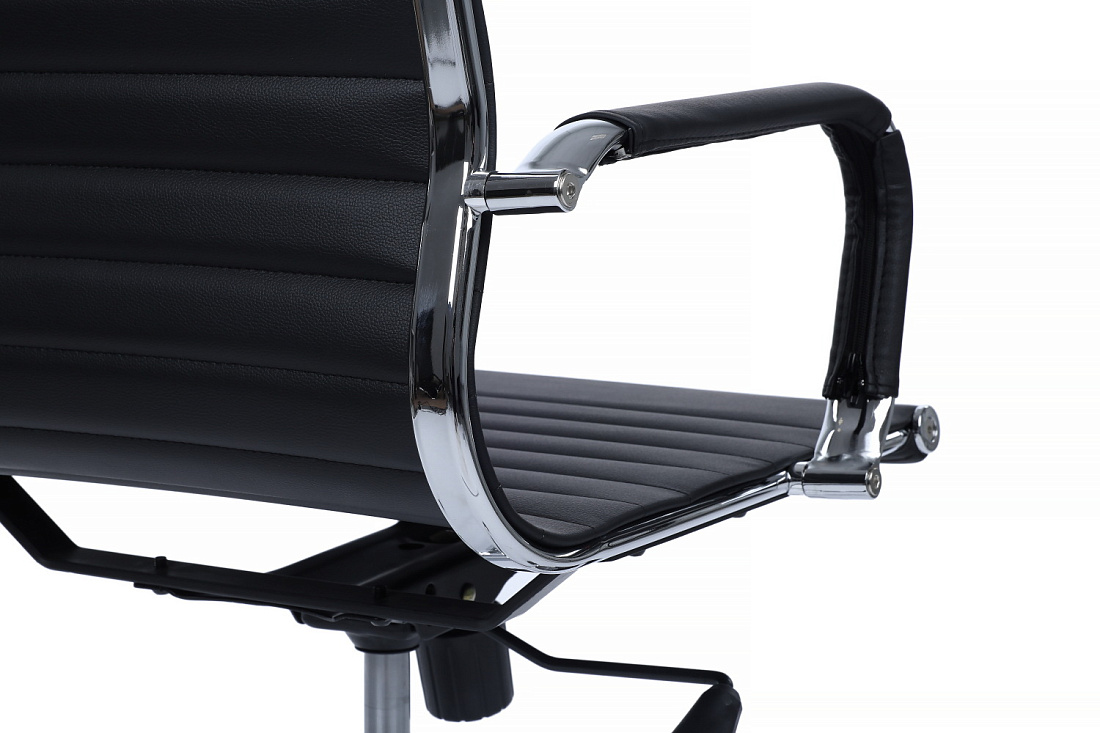 Кресло руководителя RV Chair HUGO 6002-1SEC Чёрная экокожа стоимость