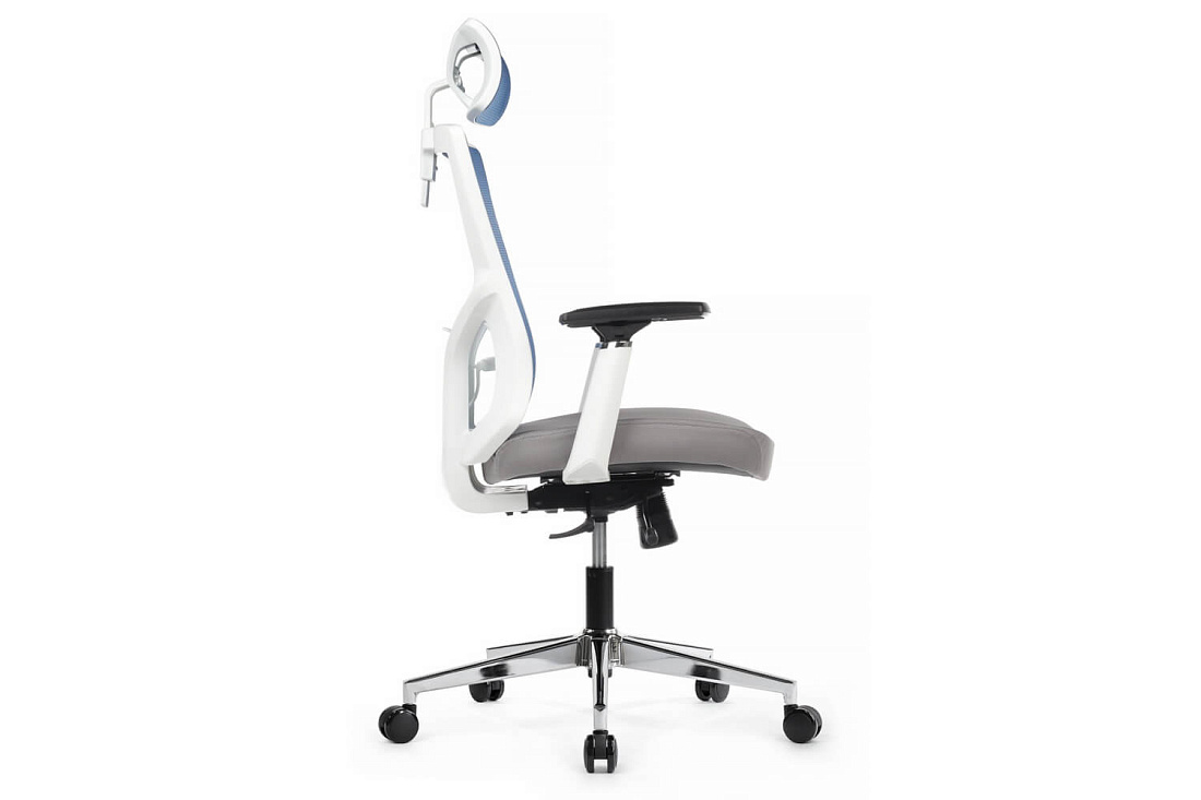 Кресло RV Chair STEP AW2320 Синяя сетка / Серая ткань стоимость