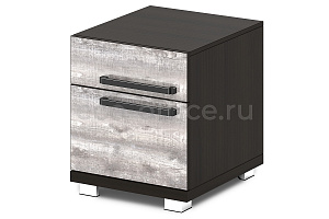 Тумба сервисная GRACE L-280 Дуб Линдберг тёмный / Бетон Пайн фото
