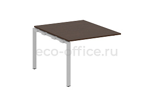 Проходной наборный элемент переговорного стола METAL SYSTEM STYLE БП.ППРГ-1 Венге Цаво / Серый металл фото