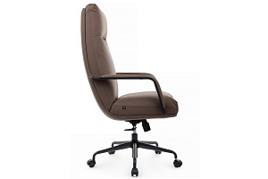 Кресло руководителя RV Chair OTTO CM-P001AS Коричневая экокожа фото