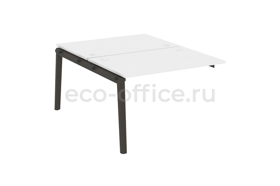 Наборный элемент рабочей станции на 2 рабочих места ONIX WOOD OW.2.NRS-2.8 Белый Бриллиант / Дуб Тёмный  стоимость