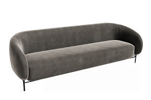 Диван трёхместный BELT BLT-3 Велюр Velutto 75 фото