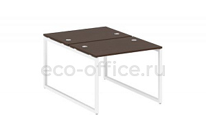Рабочая станция METAL SYSTEM QUATTRO 4x4 40БО.РАС-СП-2.1 Венге Цаво / Белый металл фото