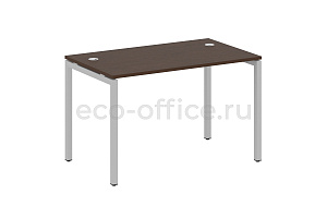 Стол письменный METAL SYSTEM QUATTRO 4x4 40БП.СП-2 Венге Цаво / Серый металл фото