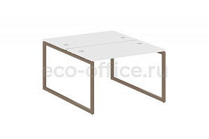 Рабочая станция METAL SYSTEM QUATTRO 4x4 40БО.РАС-СП-2.2 Белый / Мокко металл фото