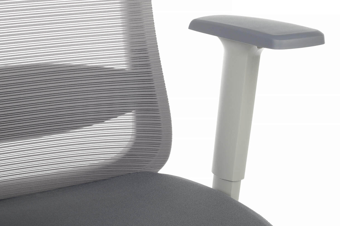кресло rv chair scott bh2358s серая сетка / серая ткань фото