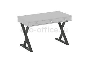 Стол на металлокаркасе HomeOffice VR.SP-1-118.M Серый / Антрацит металл фото