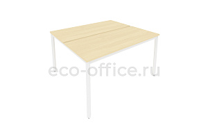 Рабочая станция на металлокаркасе SLIM SYSTEM С.СП-5.2 Клён / Белый металл фото