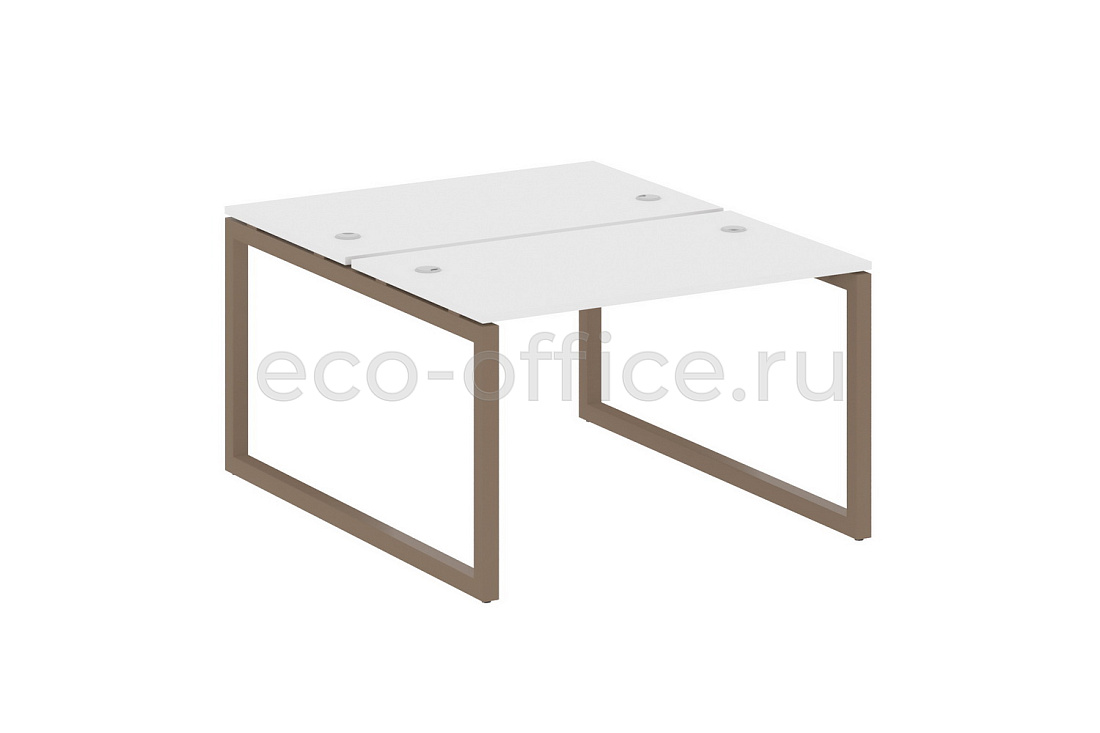 Рабочая станция METAL SYSTEM QUATTRO 5x5 50БО.РАС-СП-2.2 Белый / Мокко металл  стоимость