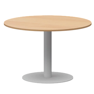 Стол круглый Protech АМ-Д120 Ольха/Белый фото