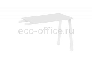 Приставной элемент на А-образном м/к METAL SYSTEM STYLE БА.ПР-3 Белый / Белый металл фото
