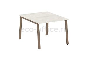 Стол переговорный (1 столешница) METAL SYSTEM STYLE БА.ПРГ-1.1 Дуб Наварра / Мокко металл фото