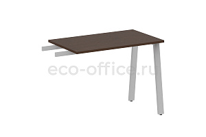 Приставной элемент на А-образном м/к METAL SYSTEM STYLE БА.ПР-3 Венге Цаво / Серый металл фото