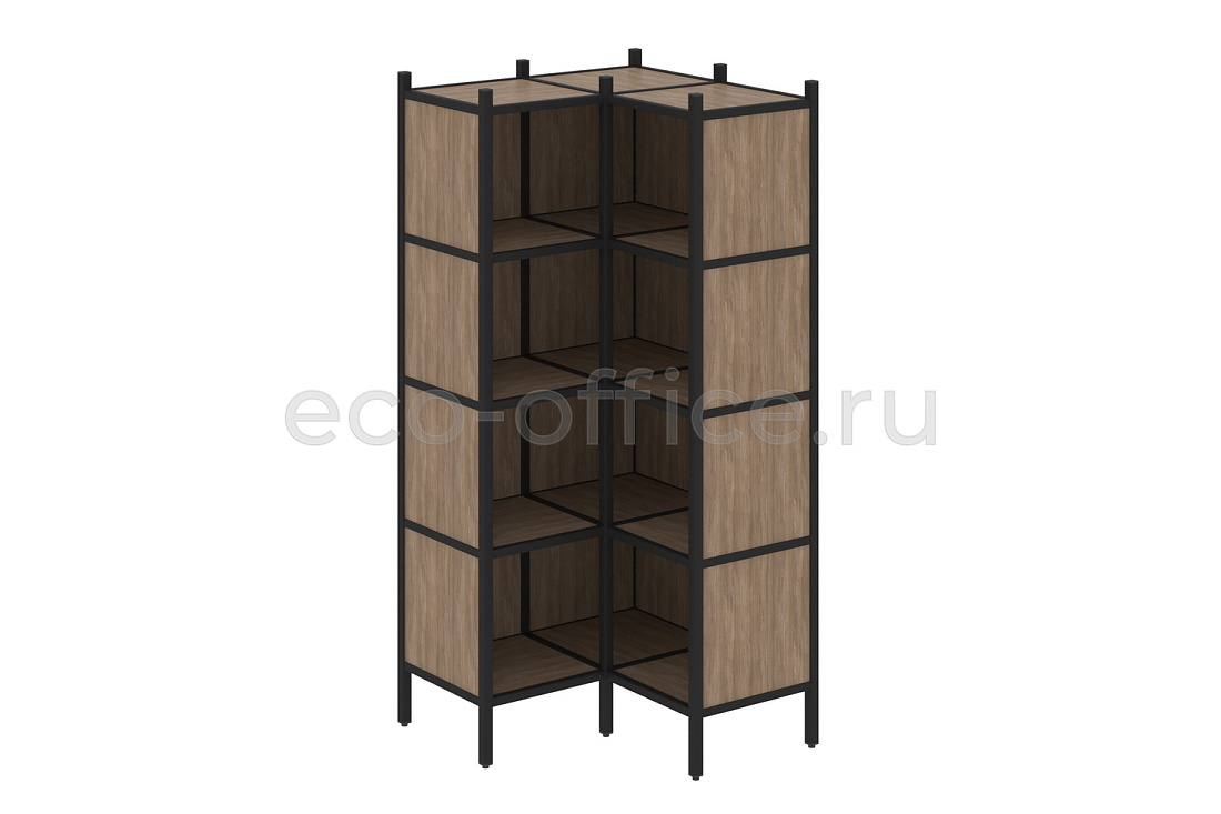 Комплект наборного стеллажа LOFT VR.L-31 Дуб Аризона / Чёрный металл  стоимость