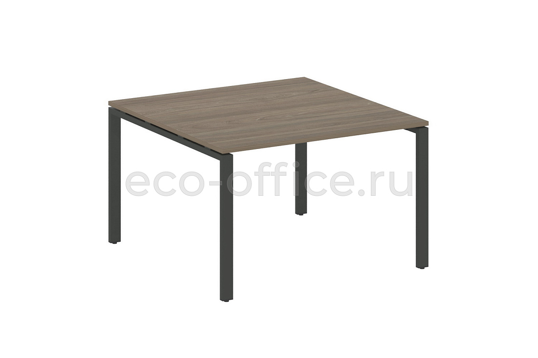Стол переговорный (1 столешница) METAL SYSTEM STYLE БП.ПРГ-1.2 Вяз Благородный / Антрацит металл   стоимость