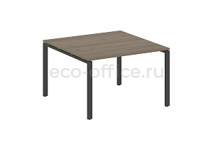 Стол переговорный (1 столешница) METAL SYSTEM STYLE БП.ПРГ-1.2 Вяз Благородный / Антрацит металл фото