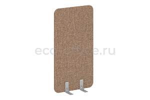 Перегородка на опорах с фетровыми подпятниками R-LINE SOFT AP.F-80-150 Рогожка Romeo 01 / Серый металл фото
