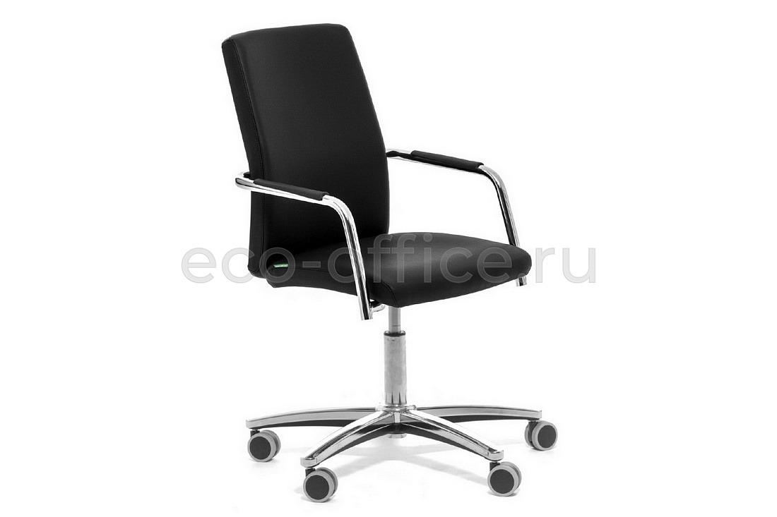 Кресло офисное Profoffice WELL SEAT Чёрная экокожа купить в Москве