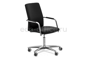 Кресло офисное Profoffice WELL SEAT Чёрная экокожа фото