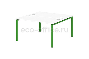 Стол-тандем на металлокаркасе 60*30 SENTIDA COLOR S-42 Зелёный лайм фото