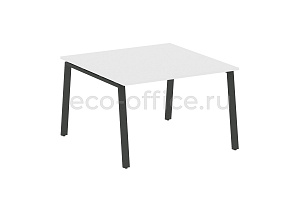Стол переговорный (1 столешница) METAL SYSTEM STYLE БА.ПРГ-1.2 Белый / Антрацит металл фото
