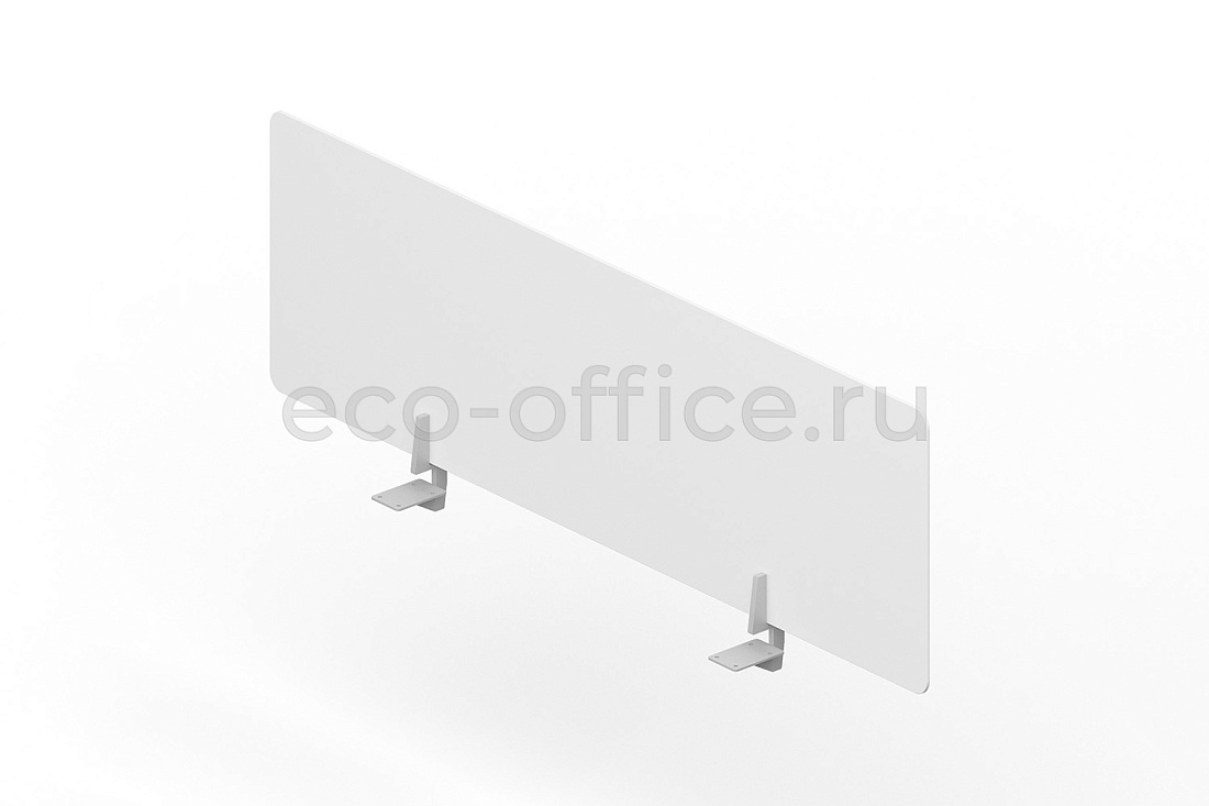Экран фронтальный PLEXI для отдельного стола UPSFS158 Белый молочный / Черный  стоимость