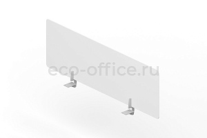Экран фронтальный PLEXI для отдельного стола UPSFS118 Белый молочный / Черный фото
