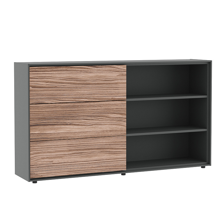 шкаф средний со слайд-дверью dali dli37252132 фото