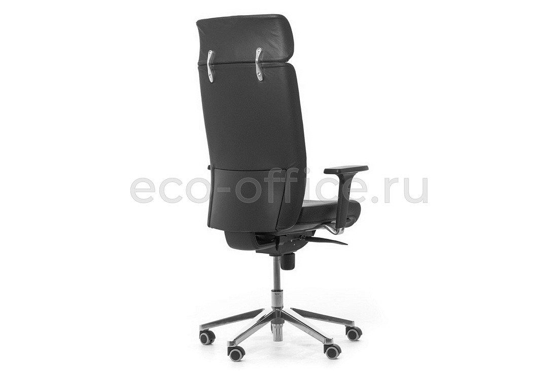 Кресло руководителя Profoffice РОНАН Ш RONAN W Dakota black NEW Чёрная кожа  стоимость
