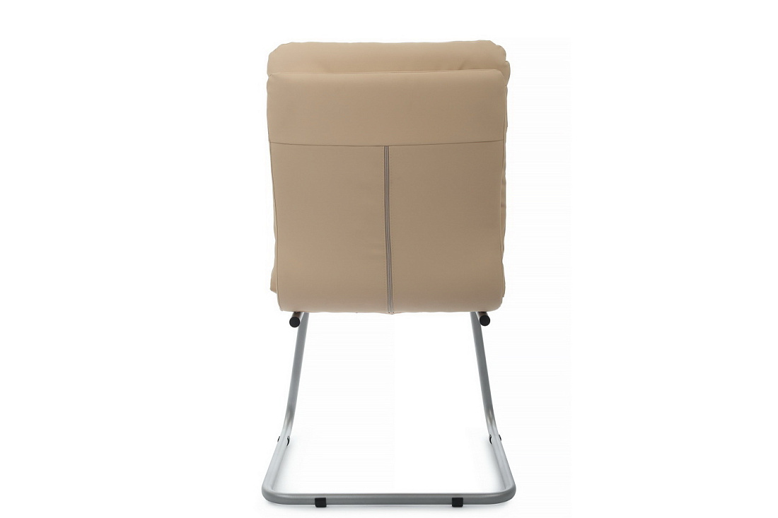 кресло rv chair pegas ps-919 бежевая экокожа / серый металл фото