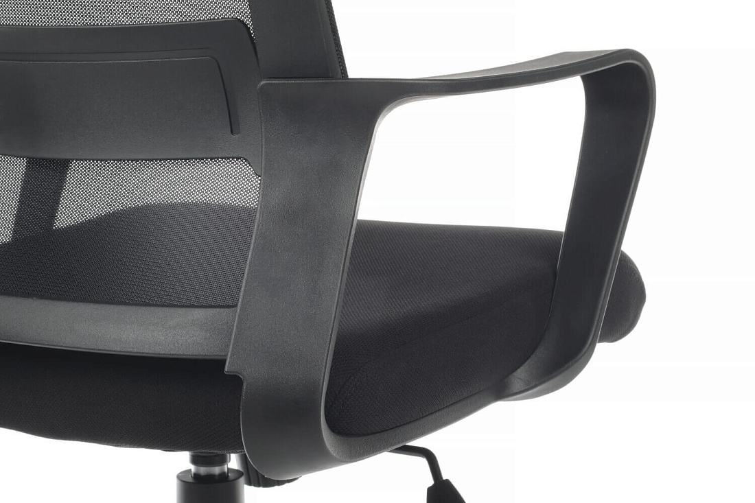 кресло rv chair mint 1029hb чёрная сетка / чёрная ткань фото