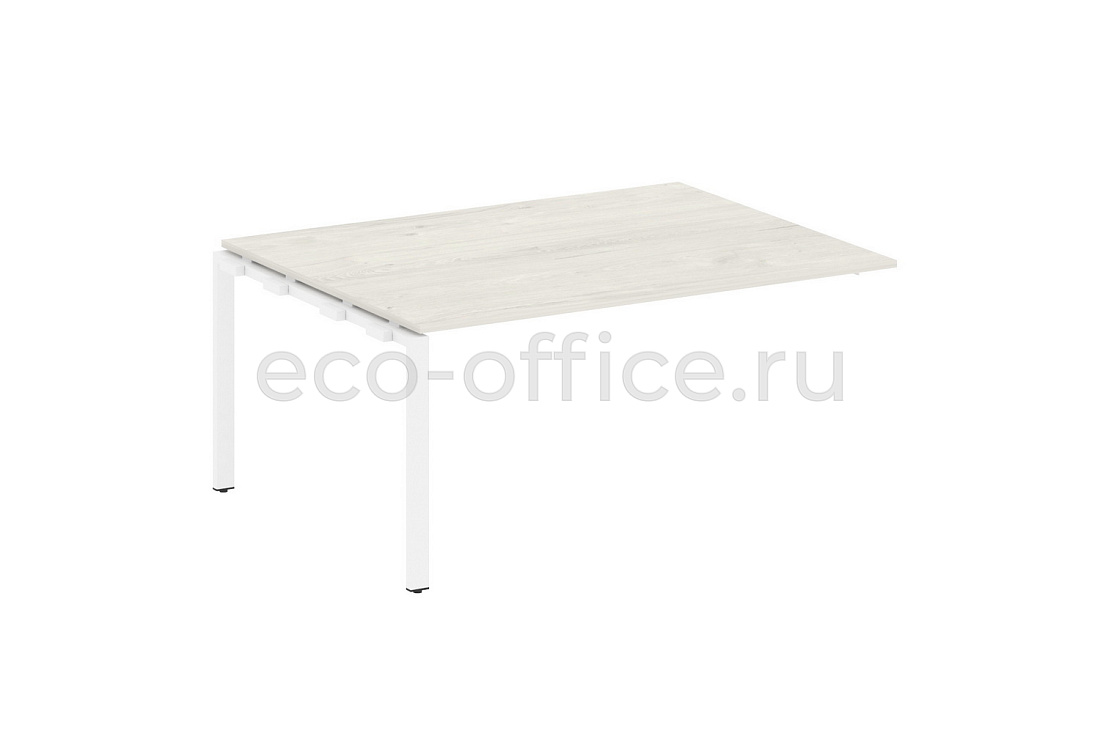 Проходной наборный элемент переговорного стола METAL SYSTEM STYLE БП.ППРГ-4 Дуб Наварра / Белый металл  стоимость