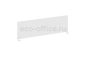 Экран для стола боковой L1200 METAL SYSTEM STYLE Б.ЭКР-120 Белый / Белый металл фото
