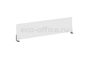 Экран для стола боковой L1475 METAL SYSTEM STYLE Б.ЭКР-147 Белый / Антрацит металл фото