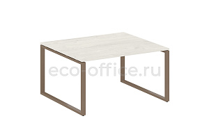 Стол переговорный (1 столешница) METAL SYSTEM STYLE БО.ПРГ-1.3 Дуб Наварра / Мокко металл фото