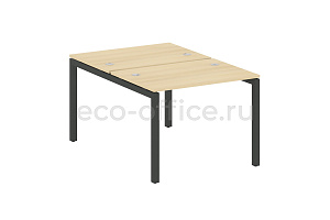 Рабочая станция METAL SYSTEM QUATTRO 5x5 50БП.РАС-СП-2.1 Акация Лорка / Антрацит металл фото