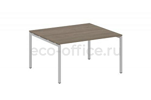 Стол переговорный (1 столешница) METAL SYSTEM QUATTRO 4x4 40БП.ПРГ-1.3 Вяз Благородный / Серый металл фото