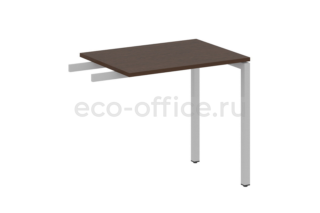 Приставной элемент на П-образном м/к METAL SYSTEM QUATTRO 4x4 40БП.ПР-2 Венге Цаво / Серый металл  стоимость