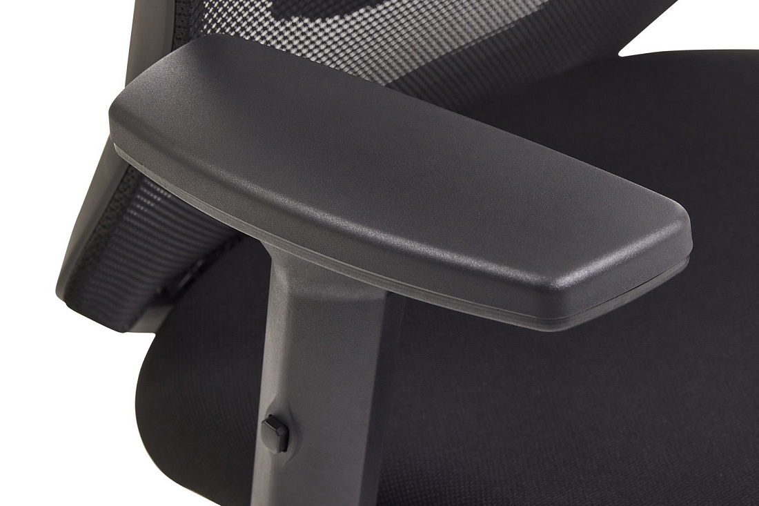 кресло rv chair lid 853a-dp3d чёрная сетка / чёрная ткань фото