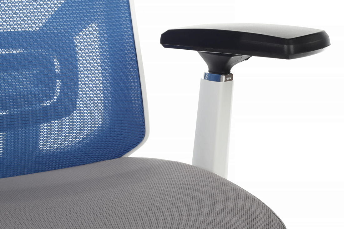 Кресло RV Chair STEP AW2320 Синяя сетка / Серая ткань стоимость