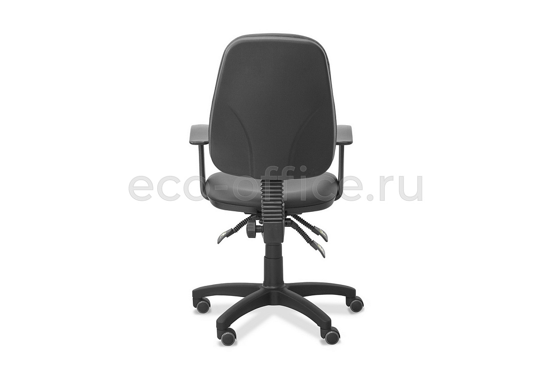 Кресло офисное ЭЛЬЗА Т Чёрная экокожа  стоимость