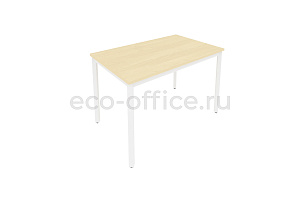 Стол письменный на металлокаркасе SLIM SYSTEM С.СП-4 Клён / Белый металл фото