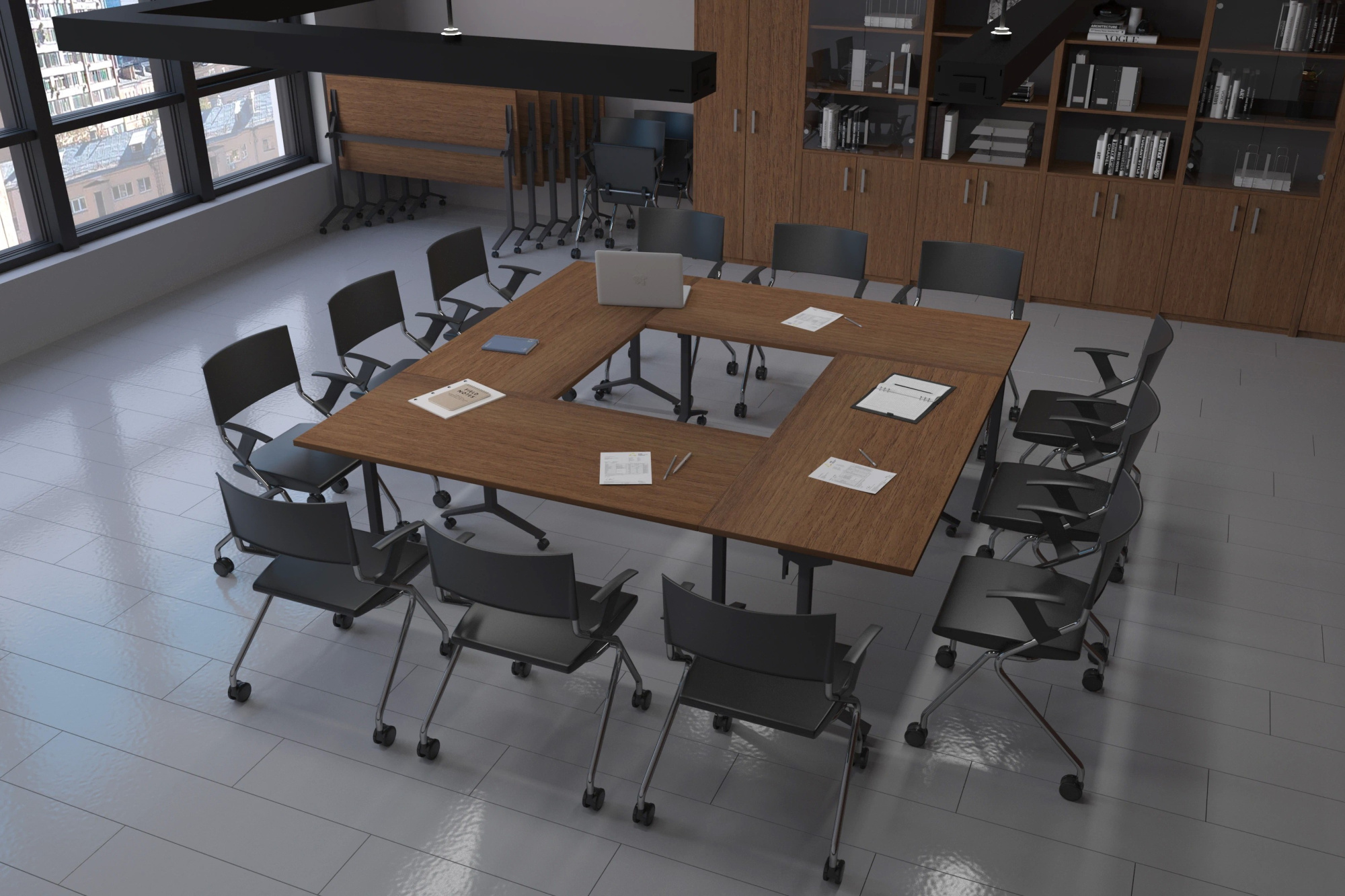 мобильные и складные столы-трансформеры моби орех фото