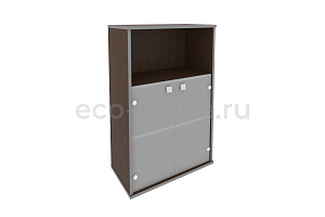Шкаф средний широкий STYLE Л.СТ-2.2 Венге Цаво фото