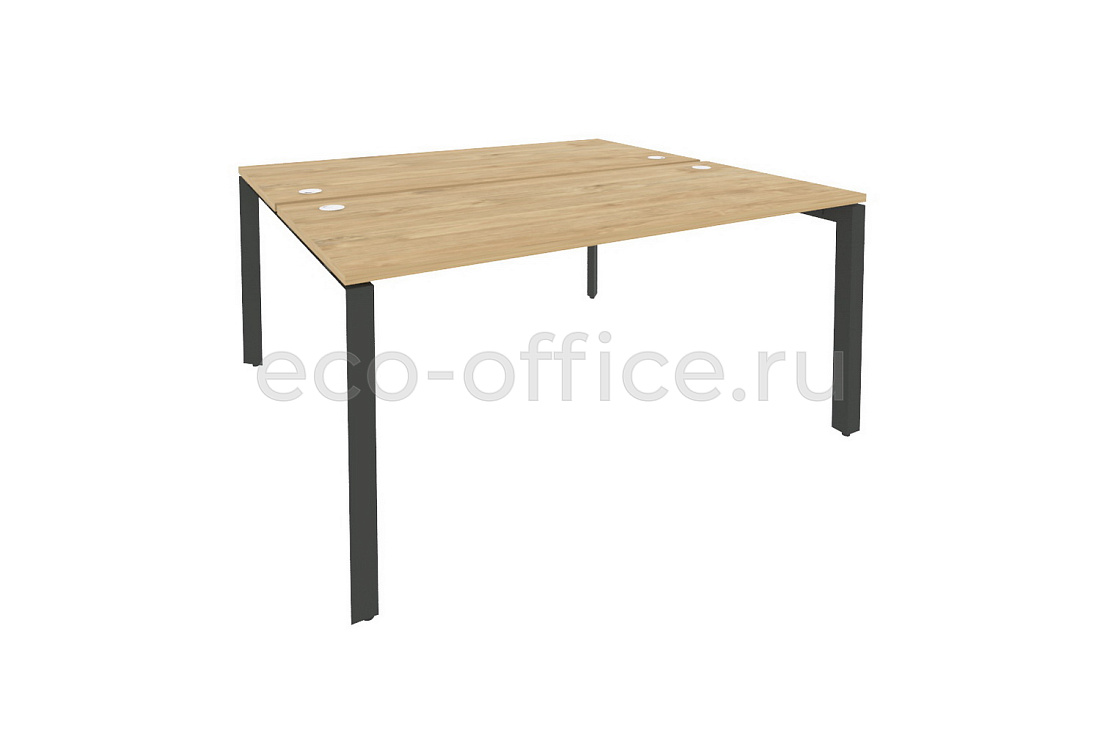 Рабочая станция на П-образном м/к ONIX O.MP-D.RS-2.4.7 Тиквуд Светлый / Антрацит металл  стоимость